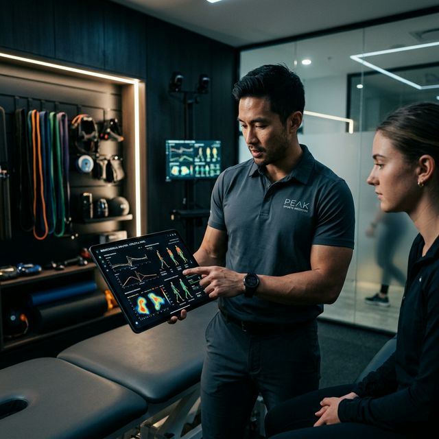 Maxime, Kinésithérapeute du sport en consultation